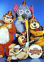 Click on this photo of The Banana Splits to listen to the main title song - a.k.a. "The Tra La La Song" - from the series (MP3 format - 660 KB)