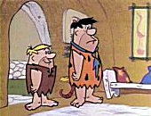 Barney Rubble and Fred Flintstone