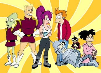 Some of the "Futurama" characters