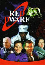Click on this image of the "Red Dwarf" season 7 main cast to listen to the opening title music from the series (MP3 format - 596 KB)
