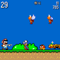 Click here to play the Flash game "Super Mario Brothers: Super Mario Rampage"