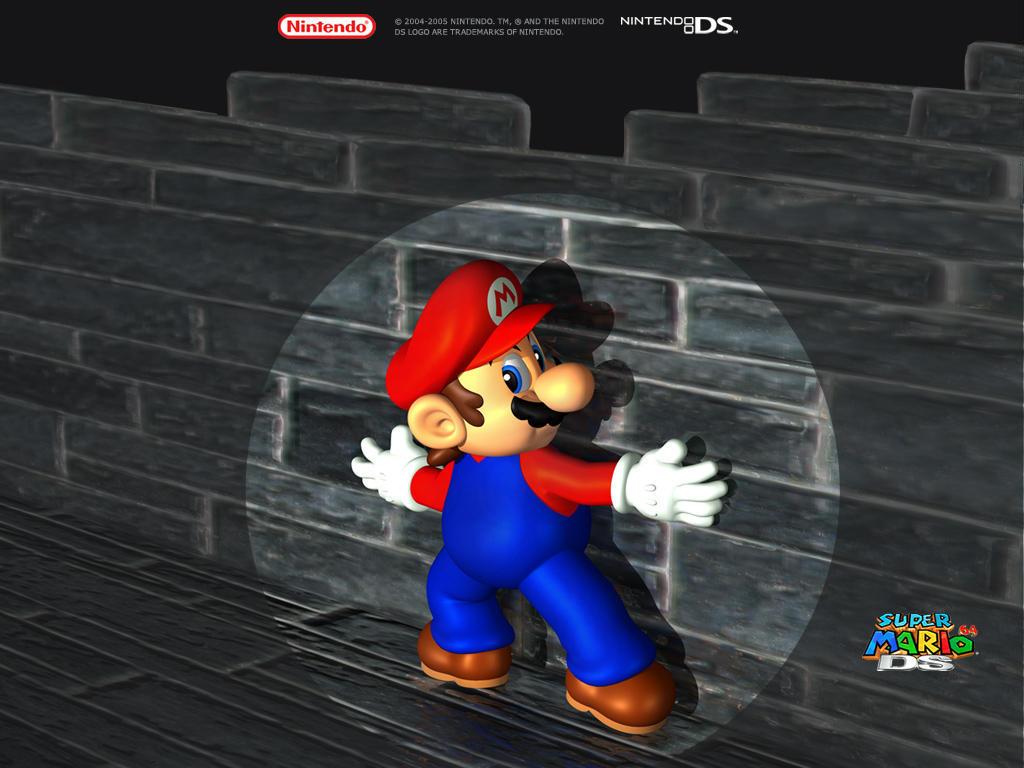 "Super Mario 64 DS" desktop wallpaper (1024 x 768 pixels)
