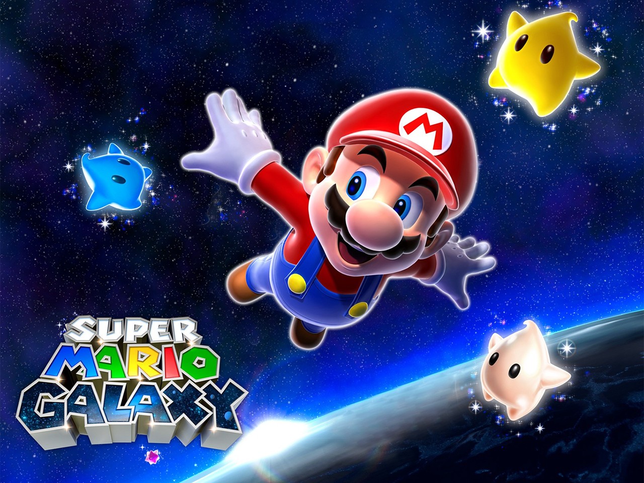 "Super Mario Galaxy" desktop wallpaper (1280 x 960 pixels)