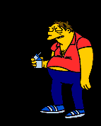 Barney Gumble (Homer's best / only drinking buddy) belching