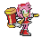 Amy Rose waiting - Click here to play a Flash "Amy Rose" game