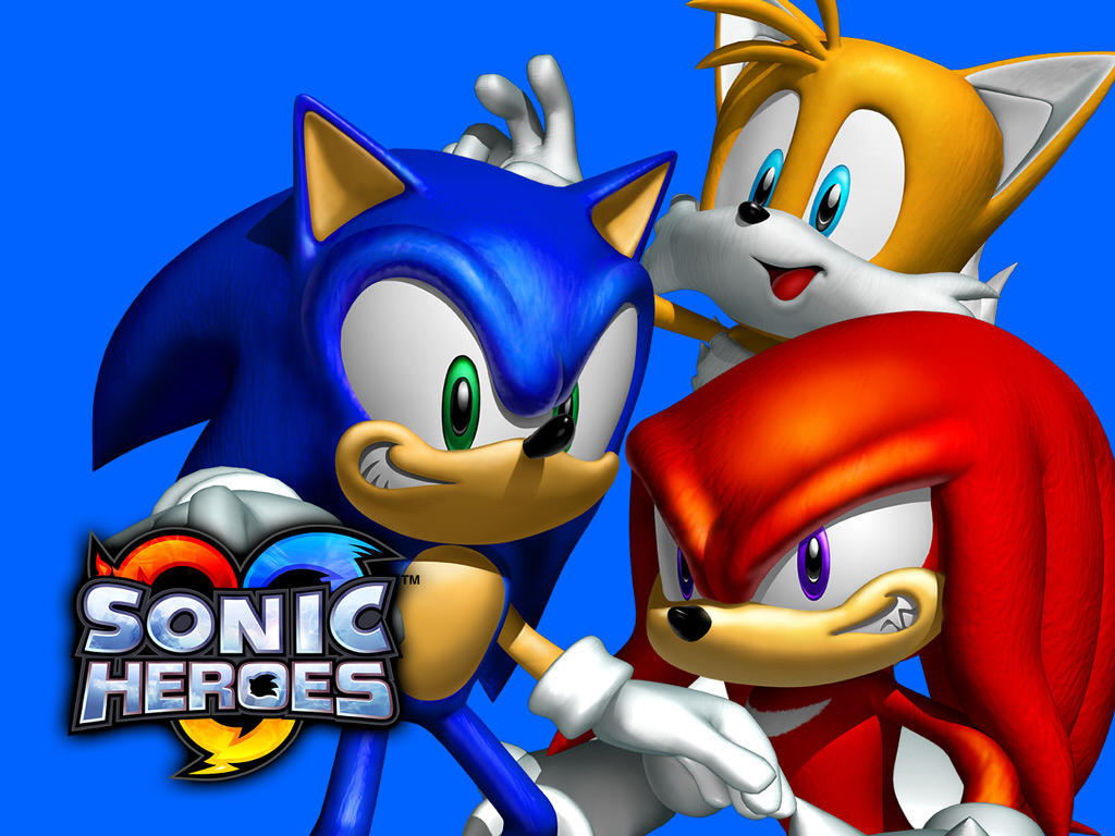 "Sonic Heroes" desktop wallpaper (1024 x 768 pixels)