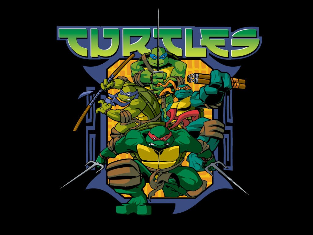 "Teenage Mutant Ninja Turtles" desktop wallpaper (1024 x 768 pixels)