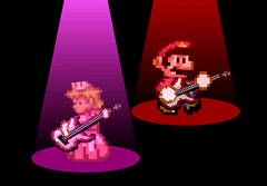 Click here to view the "Super Mario Band: Come Out and Play" Flash music video