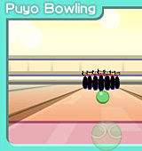 Click here to play the Flash mini-game "Puyo Bowling"