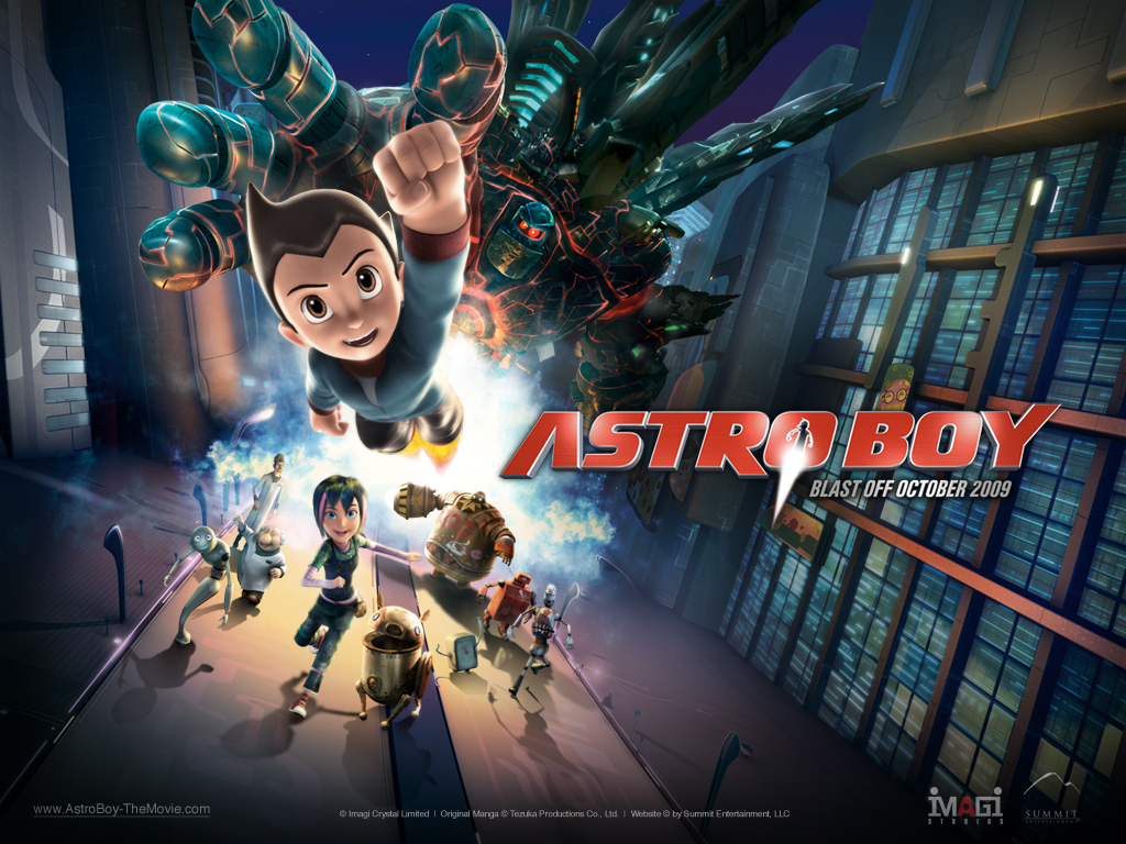 "Astro Boy Movie" desktop wallpaper (1024 x 768 pixels)