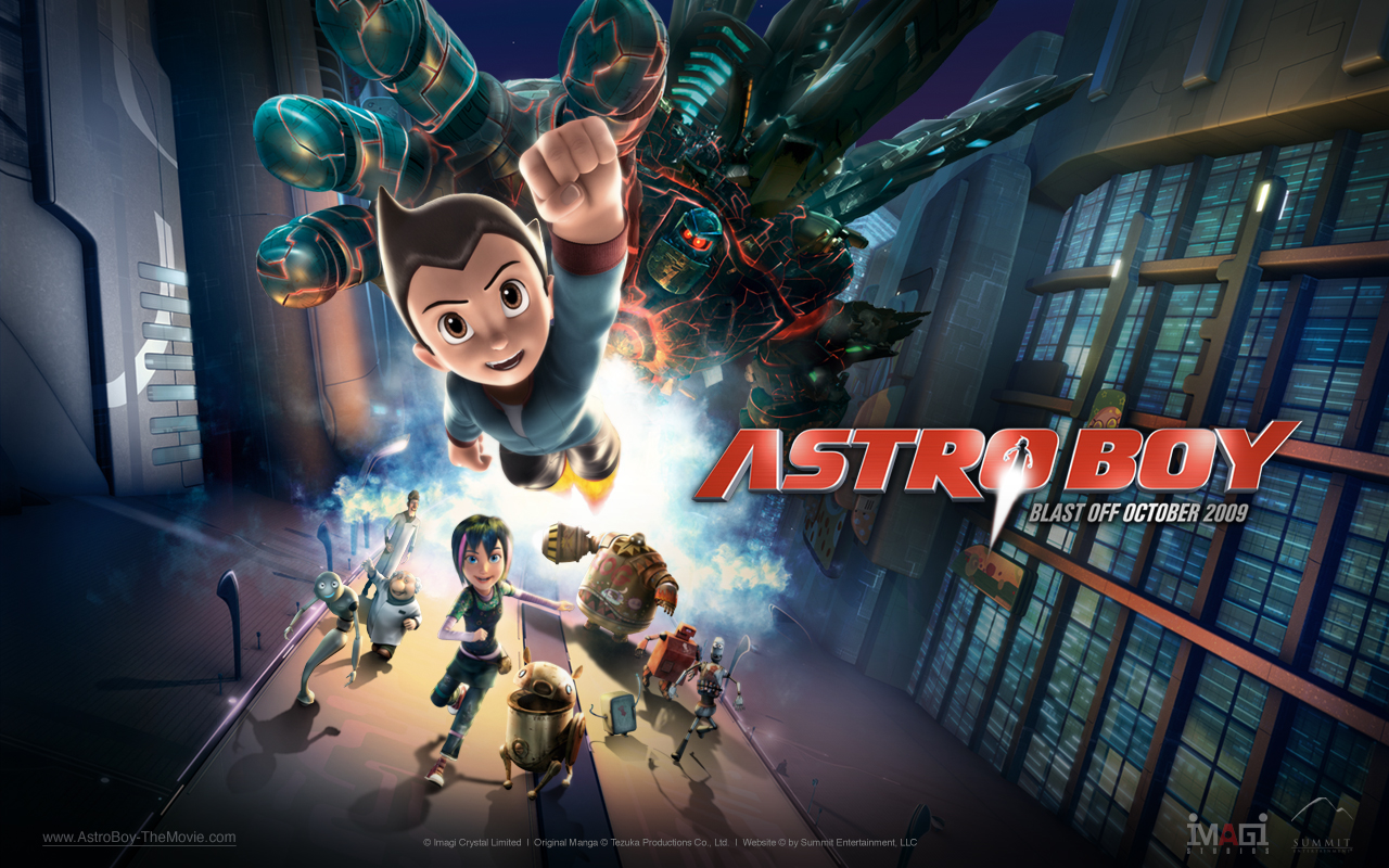 "Astro Boy Movie" desktop wallpaper (1280 x 800 pixels)