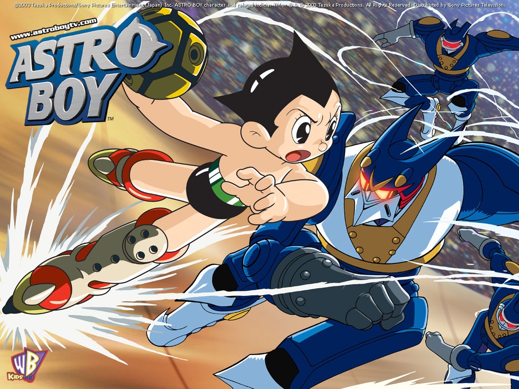 "Classic Astro Boy" desktop wallpaper (1024 x 768 pixels)