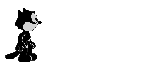 An animated GIF of Felix the Cat