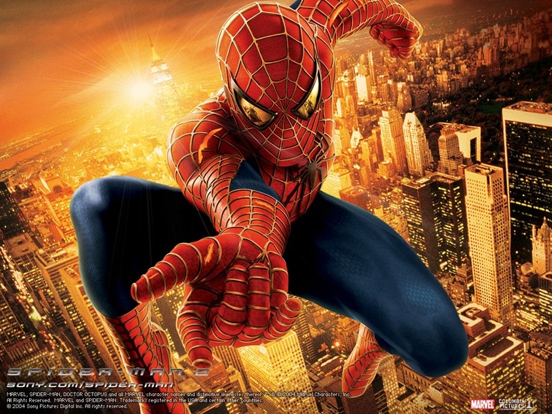 "Spider-Man 2" desktop wallpaper (800 x 600 pixels)