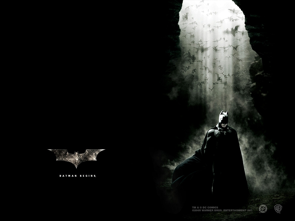 "Batman Begins" desktop wallpaper (1024 x 768 pixels)