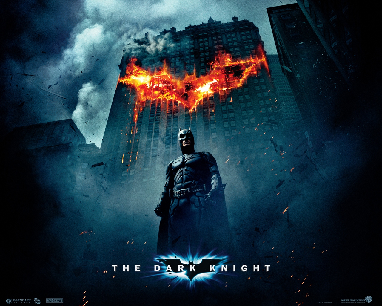 "Batman: The Dark Knight" movie desktop wallpaper number 1 (1280 x 1024 pixels)