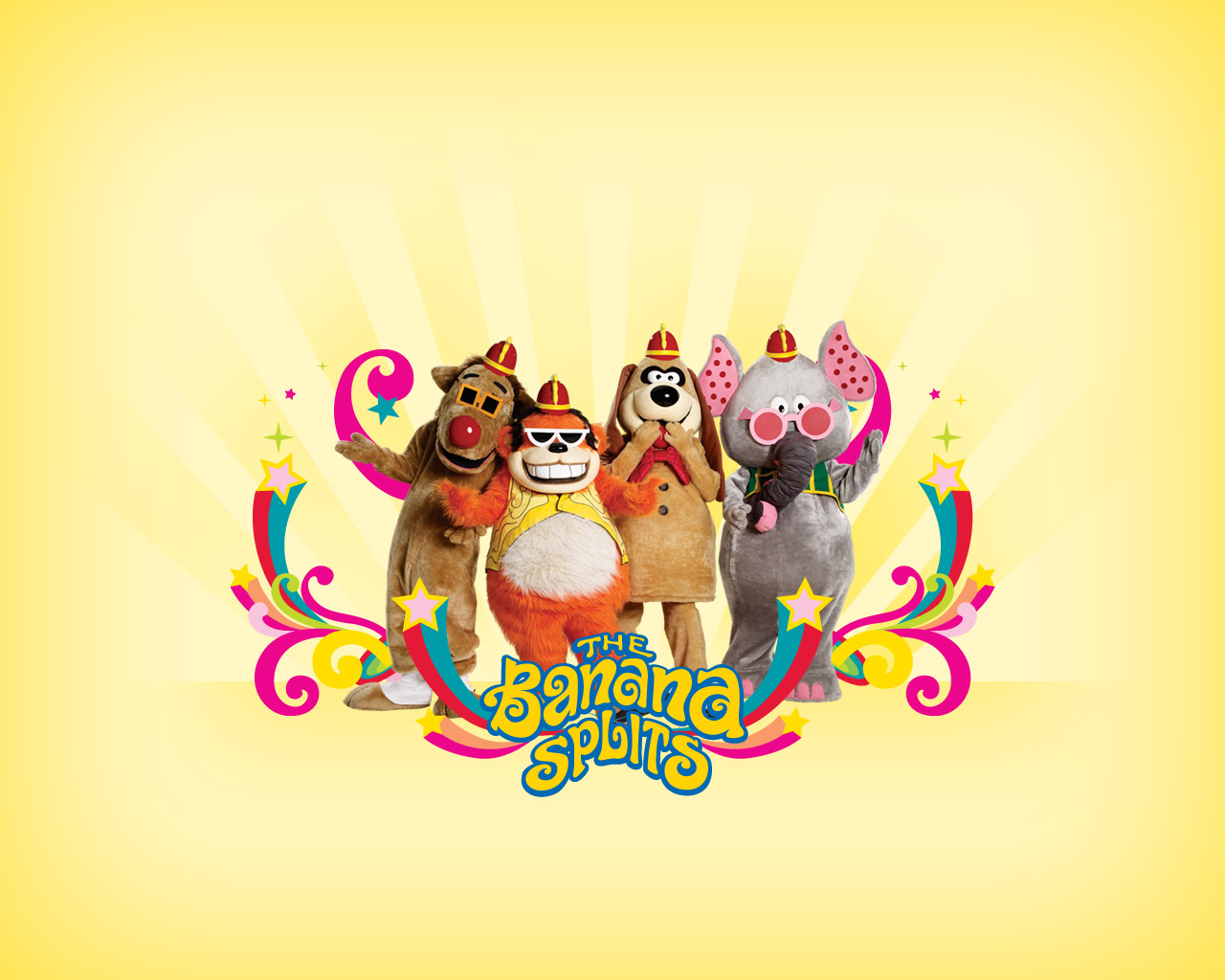 "The Banana Splits" desktop wallpaper (1280 x 1024 pixels)