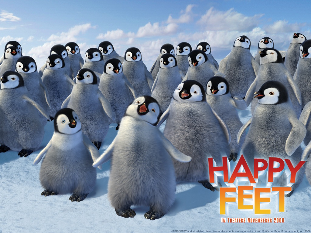 "Happy Feet" desktop wallpaper number 1 (1024 x 768 pixels)