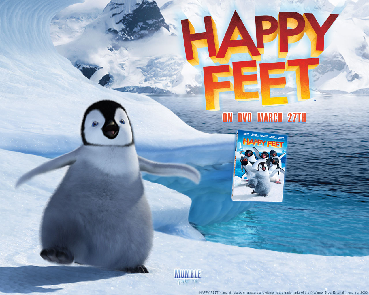 "Happy Feet" desktop wallpaper number 2 (1280 x 1024 pixels)