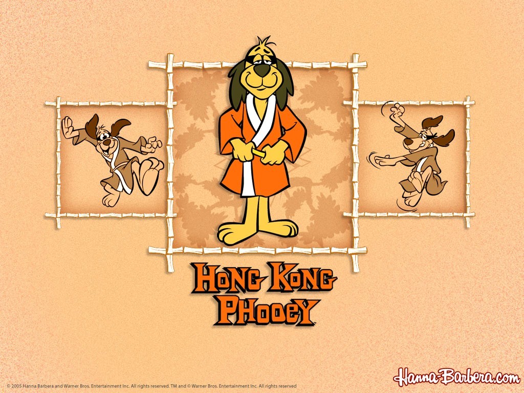 "Hong Kong Phooey" desktop wallpaper (1024 x 768 pixels)