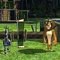 Click here to play the Flash game "Madagascar 2: Video Game Demo"