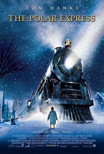 One of the posters for the 2004 movie "The Polar Express"