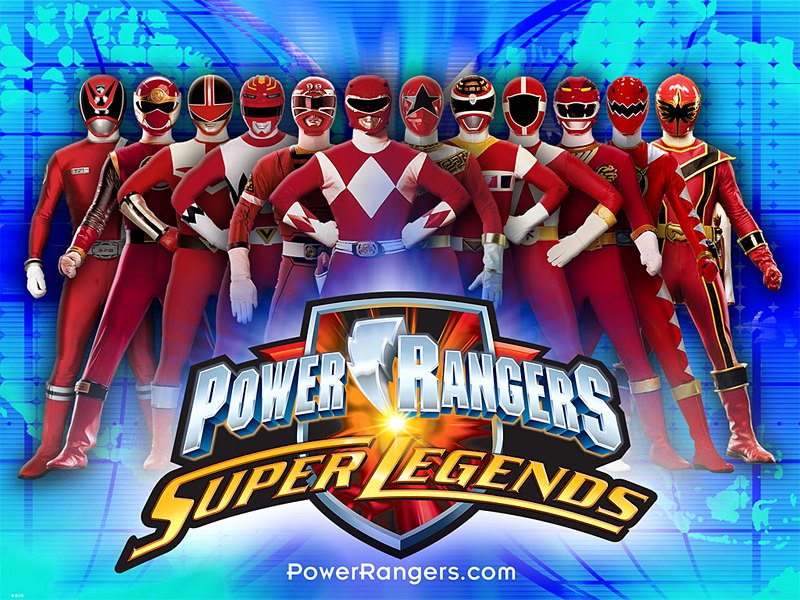 "Power Rangers Super Legends" desktop wallpaper (800 x 600 pixels)