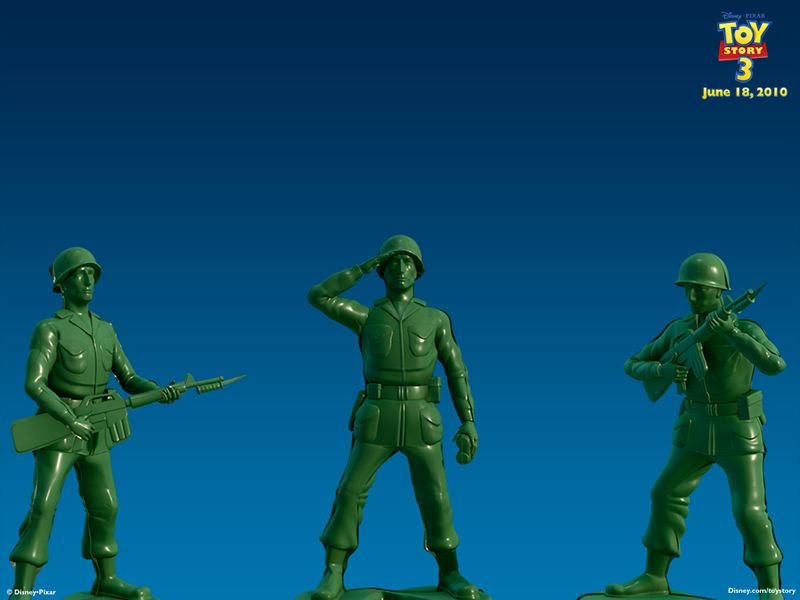"Toy Story 3" desktop wallpaper number 10 - Sarge the Plastic Soldier