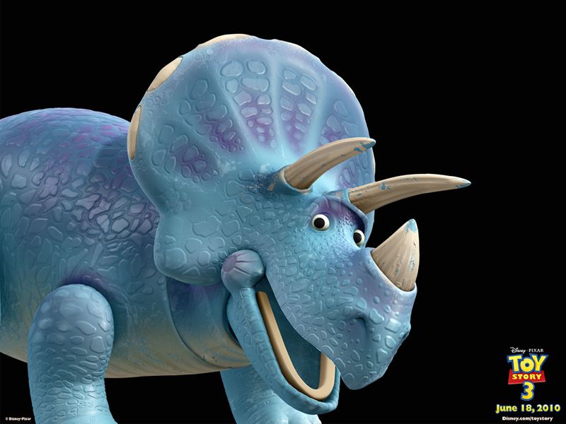 "Toy Story 3" desktop wallpaper number 15 - Trixie the Triceratops Dinosaur