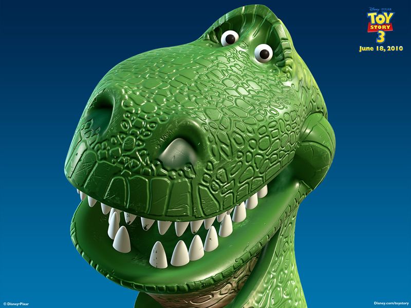 "Toy Story 3" desktop wallpaper number 4 - Rex the T-Rex Dinosaur