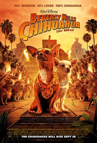 One of the posters for the 2008 movie "Beverly Hills Chihuahua"
