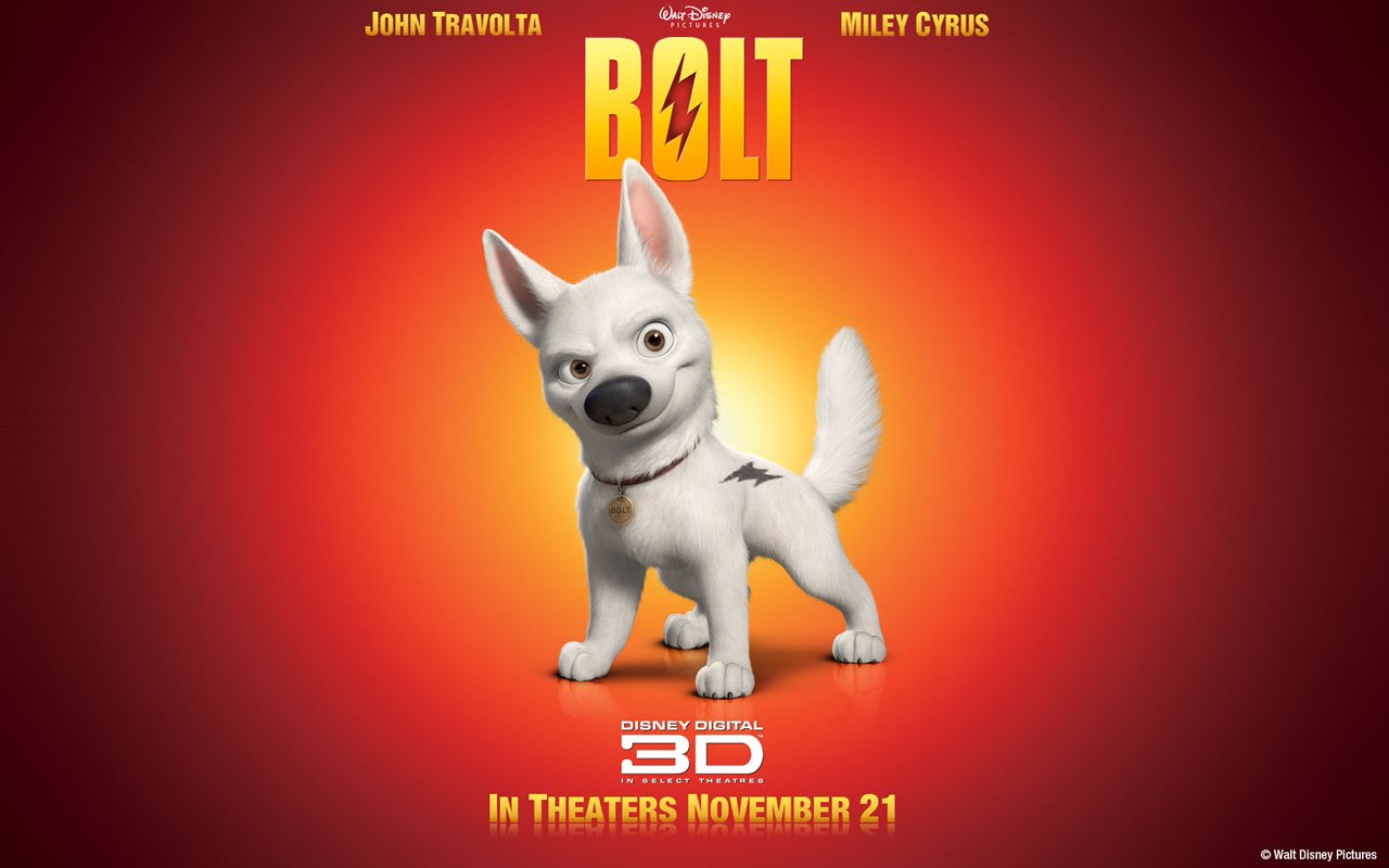"Bolt" desktop wallpaper number 1 (1280 x 800 pixels)