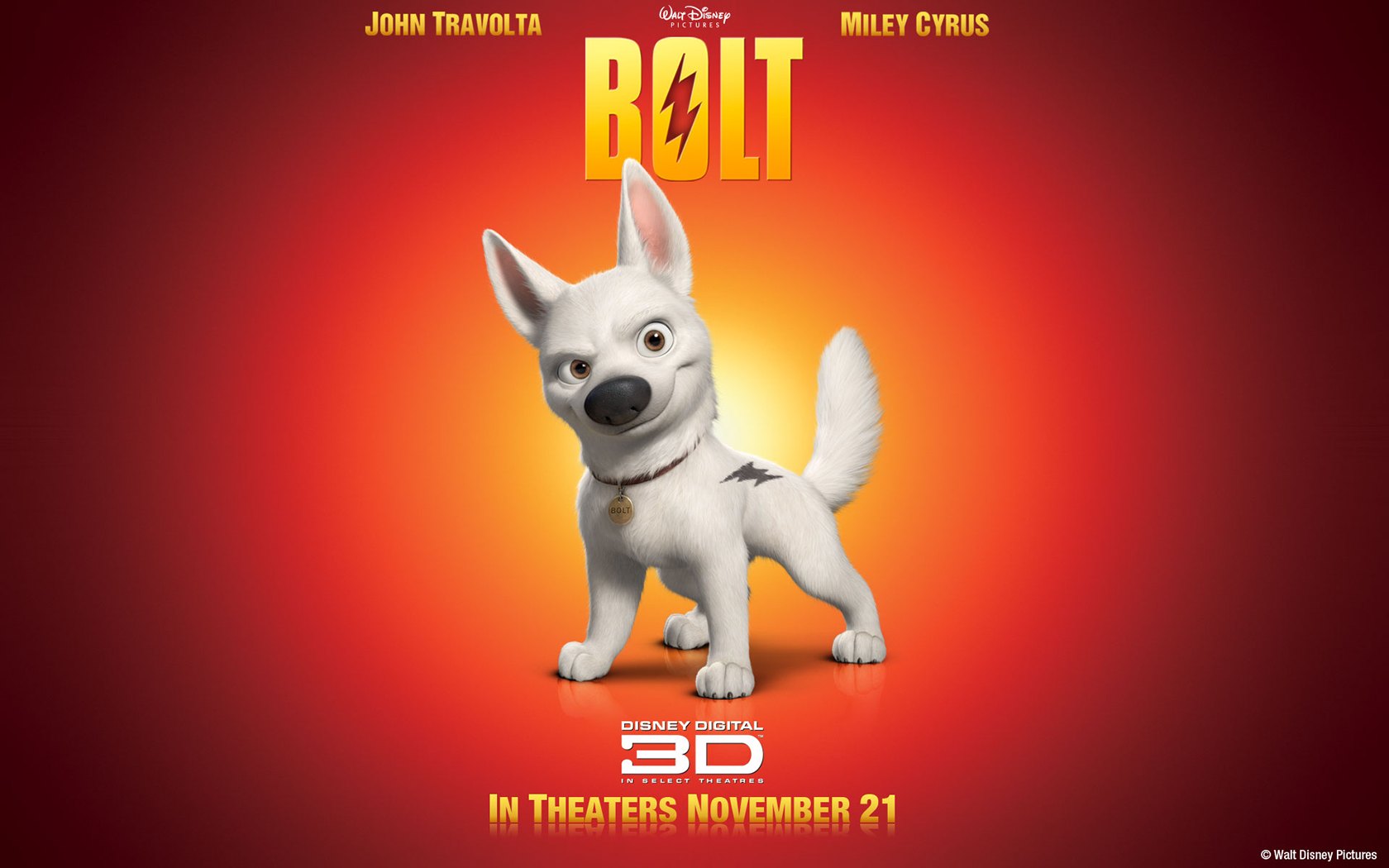 "Bolt" desktop wallpaper number 1 (1680 x 1050 pixels)