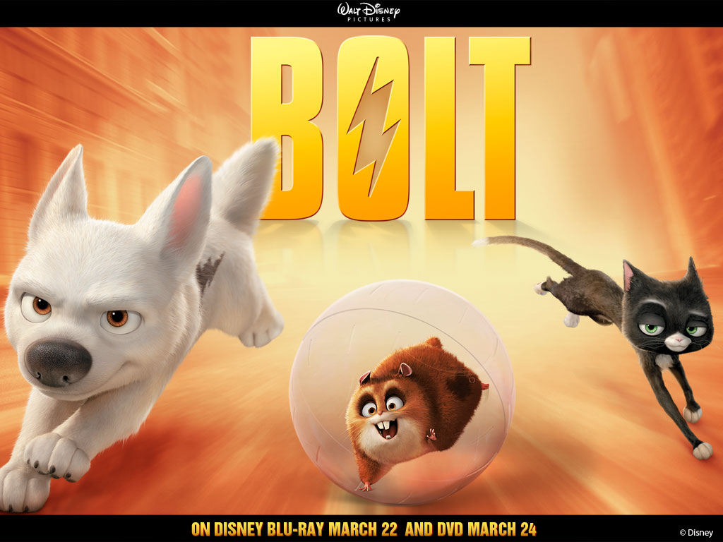 "Bolt" desktop wallpaper number 2 (1024 x 768 pixels)