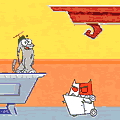 Click here to play the Flash game "Catscratch: Mecha-Cat Destructo!"