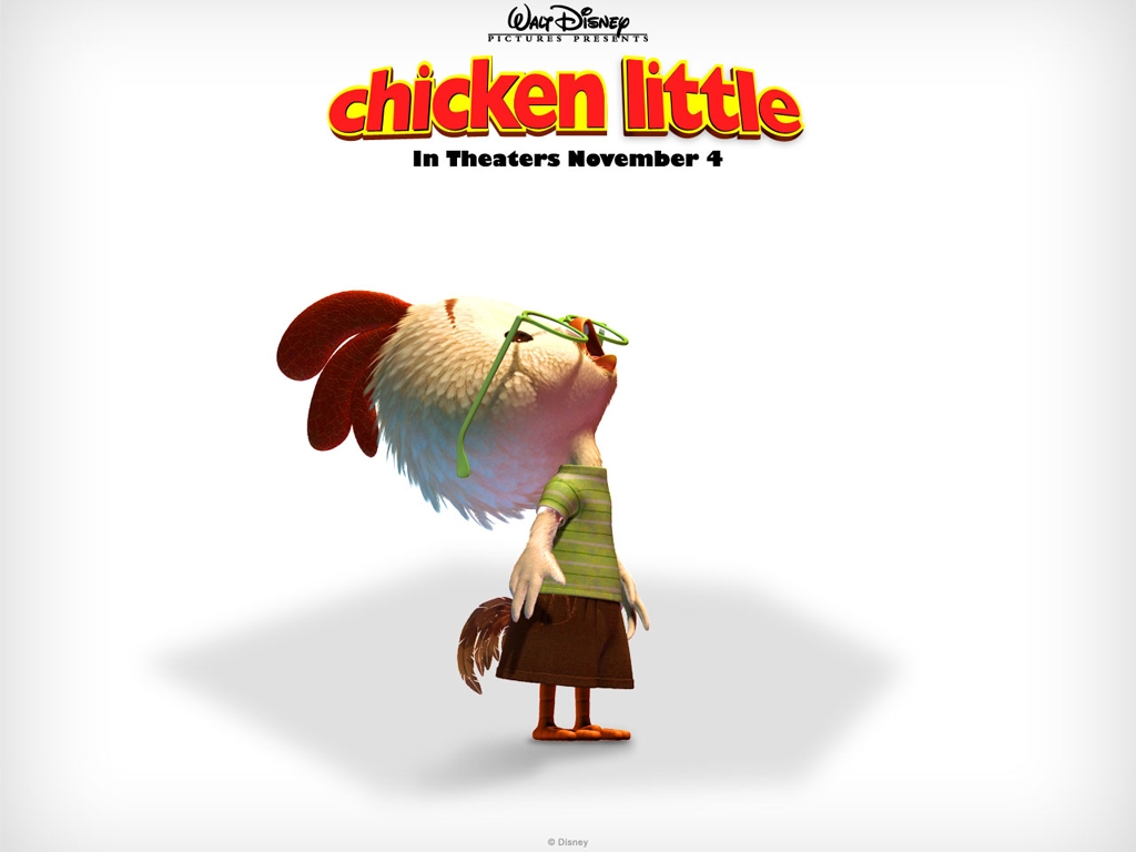 "Chicken Little" desktop wallpaper (1024 x 768 pixels)
