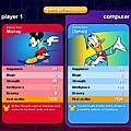 Click here to play the Flash game "Disney Classics: Top Trumps" (includes multi-player option)