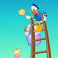 Click here to play the Flash game "Donald Duck: Scoops 'n Ladders"