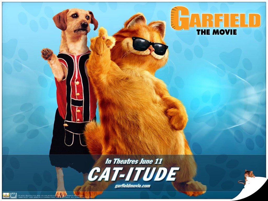 "Garfield" desktop wallpaper number 2 (1024 x 768 pixels)