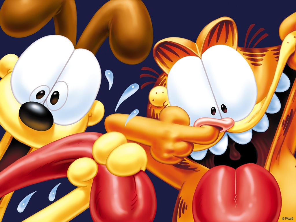 "Garfield" desktop wallpaper number 1 (1024 x 768 pixels)