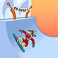 Click here to play the Flash game "Shredding Goofy"