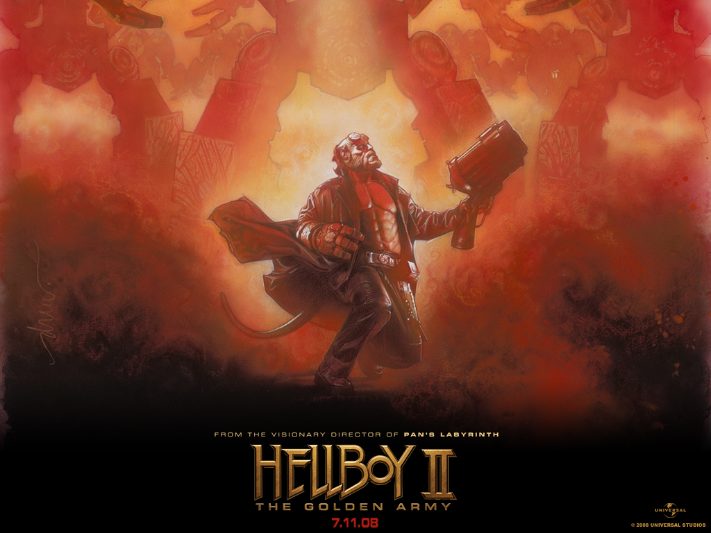 "Hellboy II" desktop wallpaper number 2 (1024 x 768 pixels)