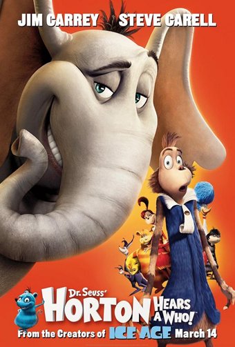 One of the posters for the 2008 movie "Dr. Seuss' Horton Hears a Who!"