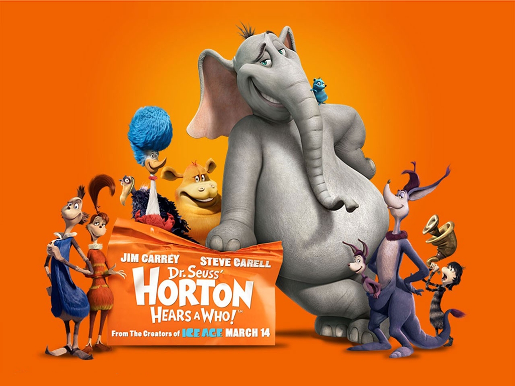 "Dr. Seuss' Horton Hears a Who!" desktop wallpaper (1024 x 768 pixels)