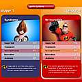 Click here to play the Flash game "The Incredibles: Top Trumps" (includes multi-player option)