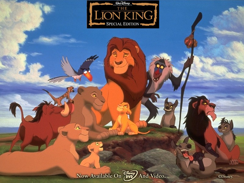 "The Lion King" desktop wallpaper (800 x 600 pixels)