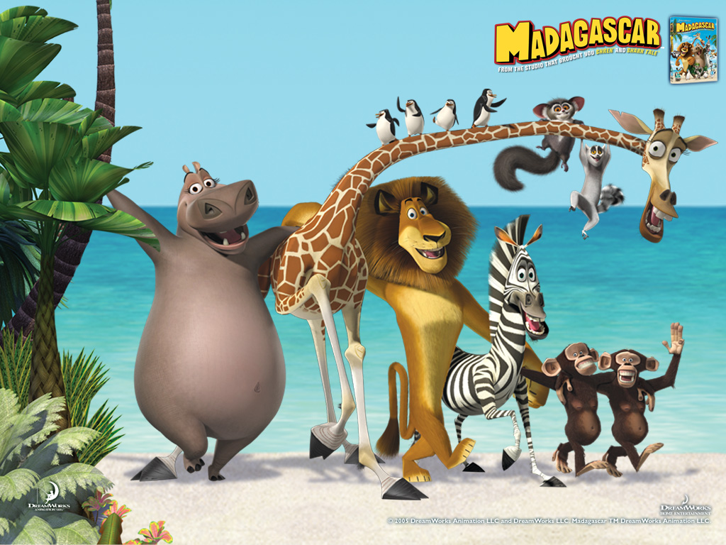 "Madagascar" desktop wallpaper number 1 (1024 x 768 pixels)