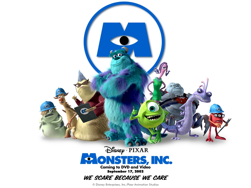 "Monsters, Inc." desktop wallpaper number 1 (1024 x 768 pixels)