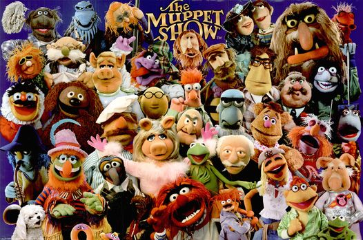 The main characters from "The Muppet Show" TV series (1976 to 1981)