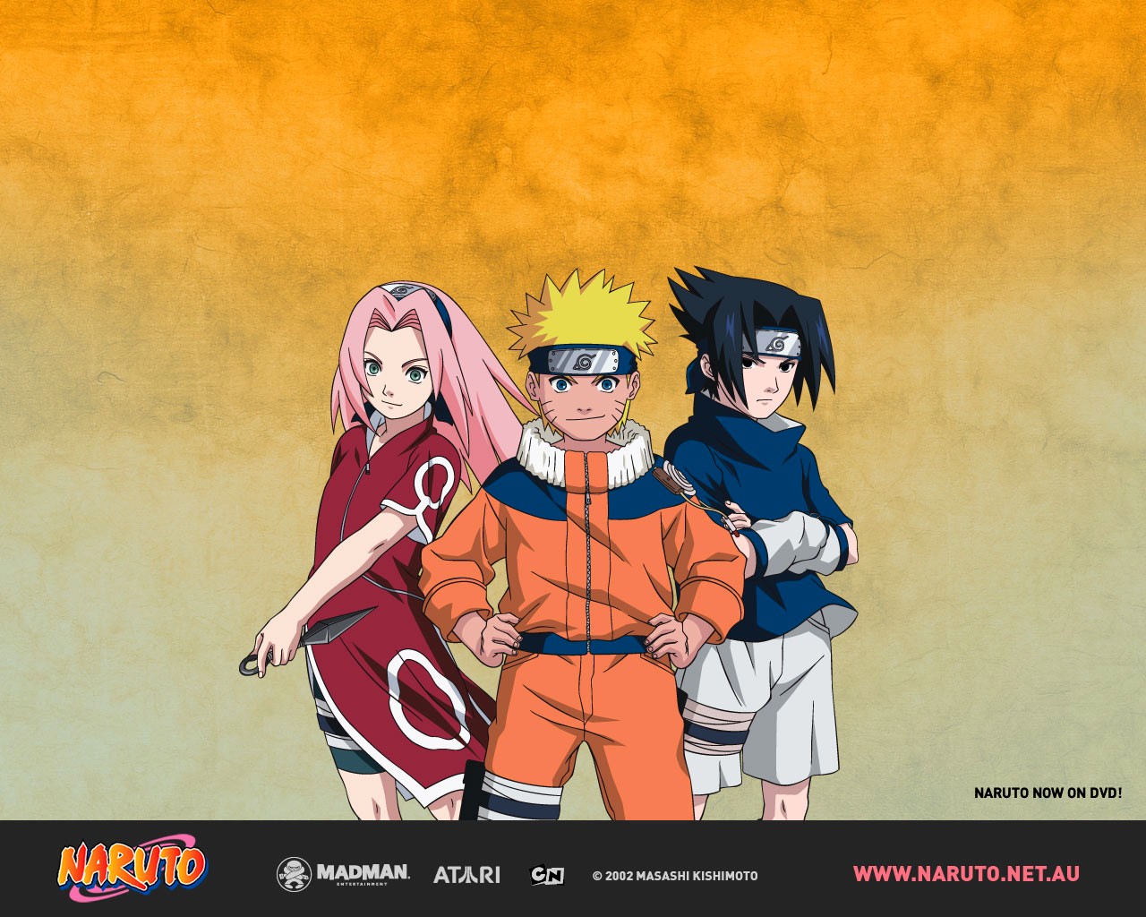 "Naruto" anime cartoon desktop wallpaper (1280 x 1024 pixels)